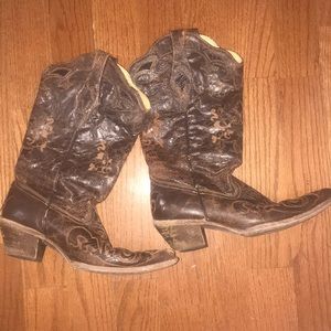Corral Vintage Brown Cowboy Boots